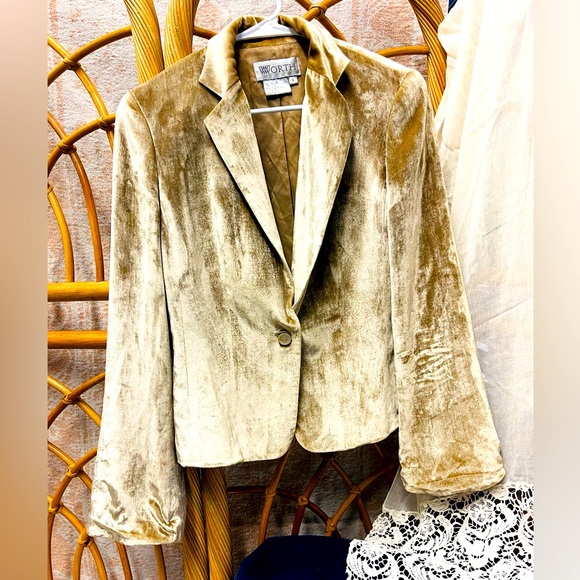 Worth Jackets & Blazers - Velvet blazer